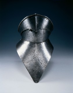 Gothic Bevor, c. 1480. Spain (Hispano-Flemish), 15th century. Steel; overall: 27.4 x 16.3 cm (10