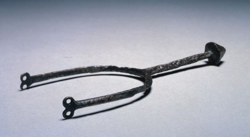 Pricked Spur, 1200s. Spain, 13th century. Steel; overall: 19 x 8.4 cm (7 1/2 x 3 5/16 in.).