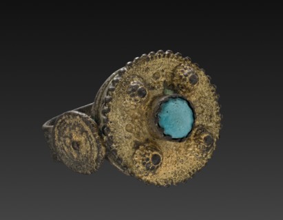 Ring, 1800s. Yugoslavia, 19th century. Silver; diameter: 2 cm (13/16 in.).