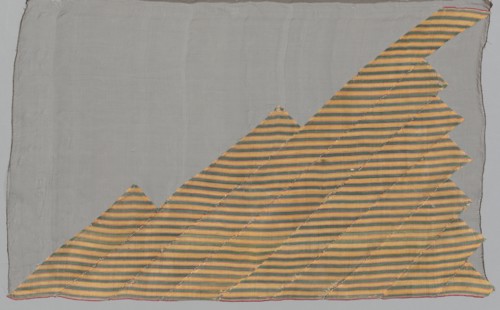 Fragment, 1600s - 1700s. India, 17th-18th century. Satin weave; silk and cotton; overall: 97.8 x 57