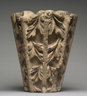 Fragment of Gothic Stone Crocket, 1200s - 1300s. France, 13th-14th century. Stone; overall: 29.6 cm