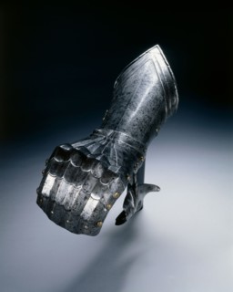 Gothic Mitten Gauntlet for the Right Hand, c.1490. South Germany or Austria (Innsbruck), late 15th