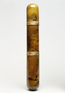 Perfume Case (Etui flaconnier), c. 1780. France, 18th century. Painted wood with gilt metal mounts,