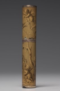 Needle Case (Etui à Aiguilles), 1768-1769. France, Paris, 18th century. Painted wood, gold mounts;