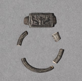 Finger Ring, 1069-715 BC. Egypt, Third Intermediate Period. Silver; diameter: 1.8 cm (11/16 in.);