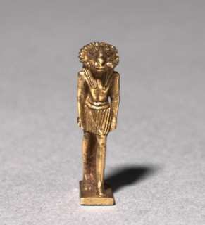 Amulet of a Ram-Headed Deity, c. 945-715 BC. Egypt, Third Intermediate Period, Dynasty 22 or later.