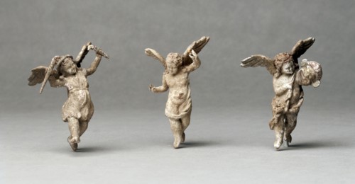 Figurine, late 4th-3rd Century BC. Greece, Myrina, Hellenistic period. Terracotta; overall: 11.2 cm