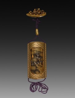 Inro, late 18th century. Japan, Edo Period (1615-1868). Lacquer; overall: 12.6 x 5.6 cm (4 15/16 x