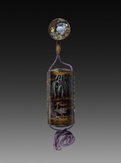 Inro, c. 18th century. Japan, Edo Period (1615-1868). Somada lacquer; overall: 9.9 x 4.8 cm (3 7/8