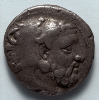 Stater, 389-369 BC. Greece, Macedonia, Amyntas III. Silver; diameter: 2.1 cm (13/16 in.).