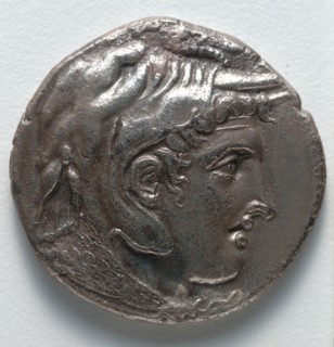 Stater, 305-285 BC. Egypt, Greece, reign of Ptolemy I. Silver; overall: 3 cm (1 3/16 in.).