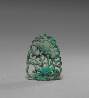 Ornament, 1100s-1200s. Korea, Goryeo period (918-1392). Bronze; overall: 3.4 x 2.5 cm (1 5/16 x 1