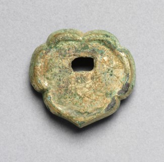 Nail Cover, 918-1392. Korea, Goryeo period (936-1392). Bronze gilt; overall: 3 x 3.3 x 0.6 cm (1