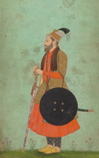 Portrait of Prince Murad Baksh, c. 1655. India, Mughal Dynasty (1526-1756). Color and gold on