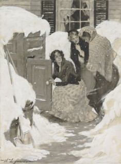 Sketch for a Book Illustration. William Leroy Jacobs (American, 1869-1917). Watercolor;