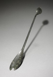 Spoon with Dual Heads, 918-1392. Korea, Goryeo period (918-1392). overall: 23.1 cm (9 1/8 in.).