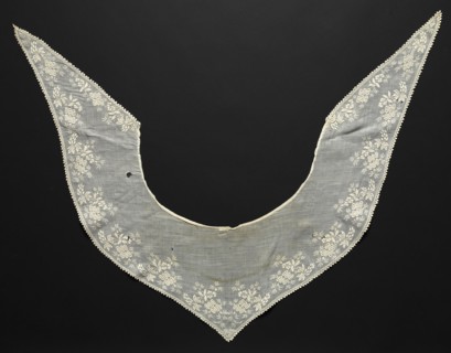 Embroidered Collar, c. 1836. America, 19th century. Embroidery: linen; average: 122 x 21.6 cm (48