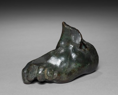 Model of a Foot (left foot), c. 1880 - 1917. Auguste Rodin (French, 1840-1917). Bronze; overall: 12