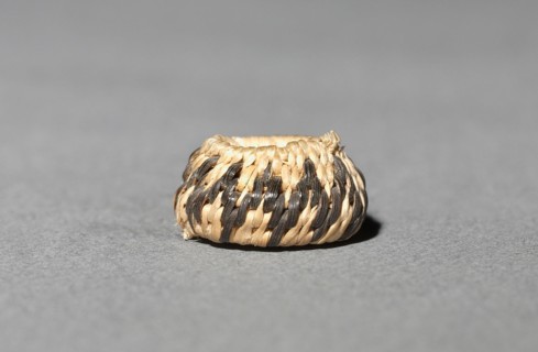 Miniature Round Basket, late 1800s-early 1900s. California, Pomo, late 19th-early 20th century.