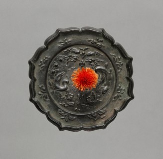 Mirror, 794-1185. Japan, Heian Period (794-1185). Bronze; diameter: 11.5 cm (4 1/2 in.).