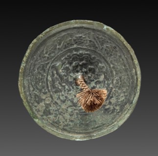 Mirror, 794-1185. Japan, Heian Period (794-1185). Bronze; diameter: 10 cm (3 15/16 in.).