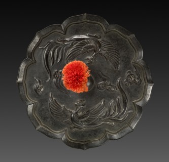 Mirror, 794-1185. Japan, Heian Period (794-1185). Bronze; diameter: 21 cm (8 1/4 in.).