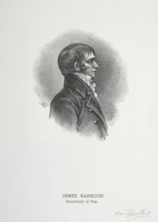 James Barbour. Max Rosenthal (American, 1833-1918). Lithograph