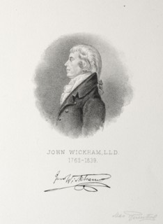 John Wickham. Max Rosenthal (American, 1833-1918). Lithograph