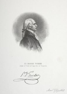 St. George Tucker, Judge of Court of Appeals of Virginia. Max Rosenthal (American, 1833-1918).