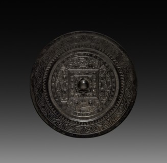TLV Mirror with Multiple Nipples, 1st century AD. China, Eastern Han dynasty (25-220). Bronze;