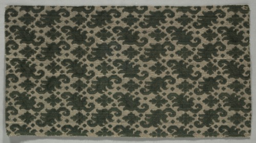 Velvet Fragment, 1600-1740. Italy, first third of 17th century. Velvet (cut and uncut); silk;
