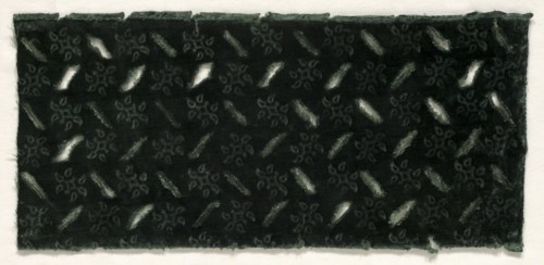 Stamped Velvet, 17th century. Spain, 17th century. Velvet (cut and stamped): silk; overall: 36 x 16