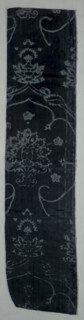 Velvet Fragment, 1400s. Italy, 15th century. Velvet (cut and voided); overall: 78.8 x 17.8 cm (31 x