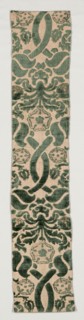 Fragment, 1500-1550. Italy, first half of 16th century. Brocaded silk velvet; overall: 100 x 20.3