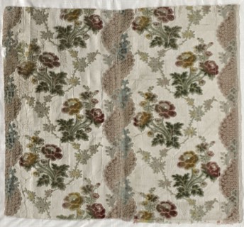 Velvet Fragment, 1700s. Italy, 18th century. Velvet; overall: 46.5 x 51 cm (18 5/16 x 20 1/16 in.)