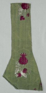 Velvet Fragment, 1440-1460. Italy, mid 15th century. Velvet (cut and voided); silk; overall: 41.9 x