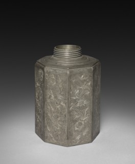Cannister, 1715. Johann Melchoir Warner (German). Pewter; overall: 33 cm (13 in.).