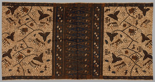 Wearing Cloth, 1800s. Indonesia, Java, 19th century. Batik; cotton; overall: 204.4 x 106.1 cm (80