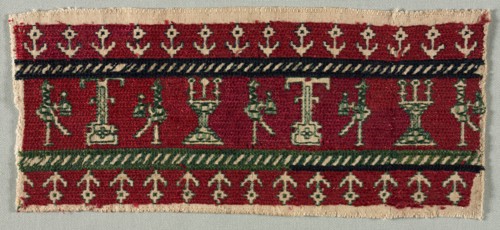 Five Embroidered Fragments, 18th-19th century. Morocco, Azemmur, 18th-19th century. Embroidery: