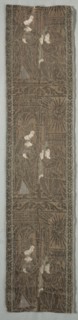 Orphrey Band, 1450-1499. Italy, Florence, second half of 15th century. Lampas weave, silk and gold