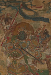 King of Heaven, 1368-1644. China, Ming dynasty (1368-1644). Hanging scroll, color on silk; painting