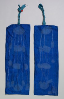 Jade String Pendant (right) for the Royal Ceremonial Costume, late 1800s-early 1900s. Korea, Joseon