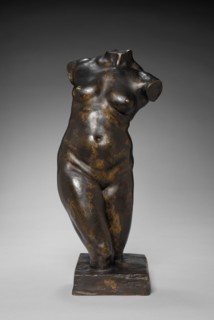 Torso, c. 1850 - 1899. Jules Dalou (French, 1838-1902). Bronze; overall: 49.6 cm (19 1/2 in.)