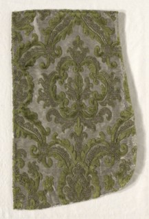 Fragment, second half of 16th century. Spain, second half of 16th century. Brocaded silk with metal