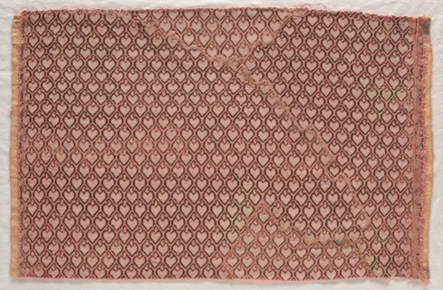 Brocade Textile, early 1600s. France or Italy, early 17th century. Brocade; silk and metal;