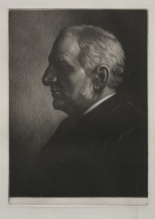 Sir Seymour Haden. Alphonse Legros (French, 1837-1911). Mezzotint