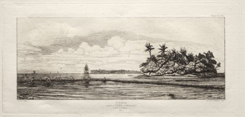 Oceanie, 1845. Charles Meryon (French, 1821-1868). Etching