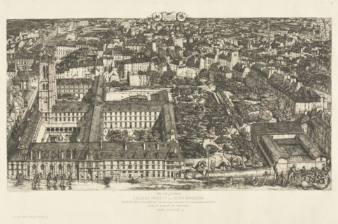 College of Henry IV. Charles Meryon (French, 1821-1868). Etching