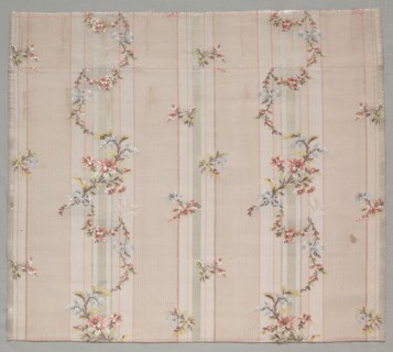 Taffeta Fragment, 1774-1793. France, 18th century, Period of Louis XVI (1774-1793). Taffeta,