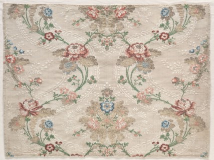 Taffeta Fragment, c. 1730. France, 18th century, Period of Louis XVI (1774-1793). Taffeta,